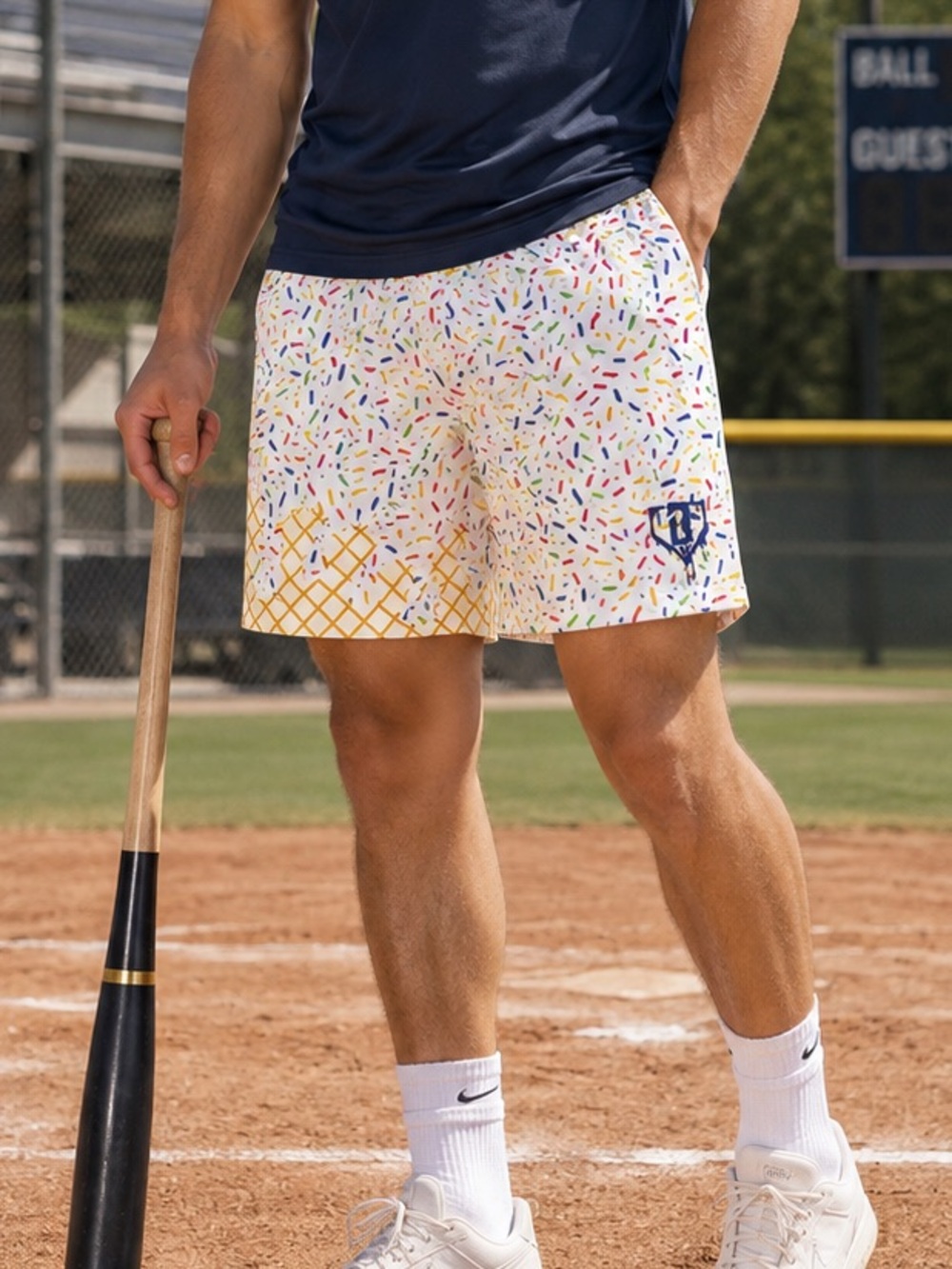 Baseball Lifestyle 101 Ice Cream Shorts men’s size large